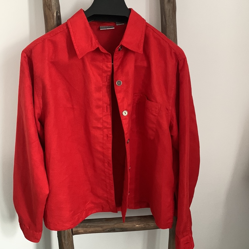 Chico's Scarlet Utility Jacket - Picture 3 of 10
